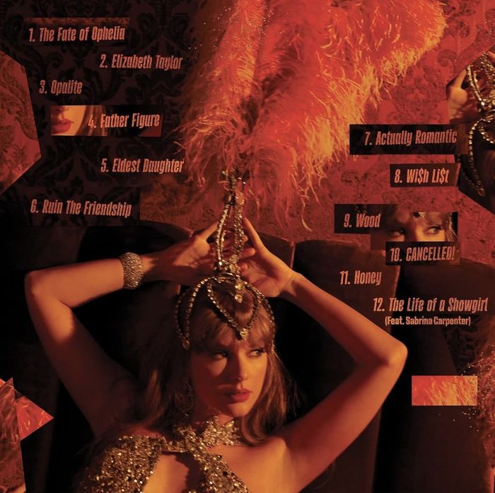 Songlist of The Life of a Showgirl
