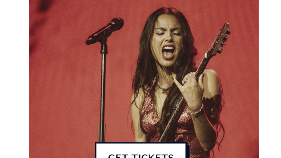 Headlining her biggest UK show to date: Olivia Rodrigo performs at BST