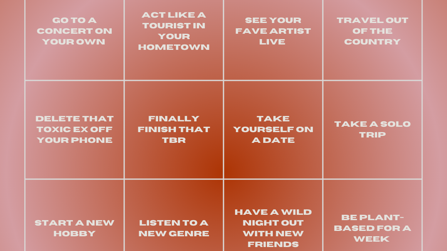 New Year’s resolutions are out, and New Year’s bingo is in